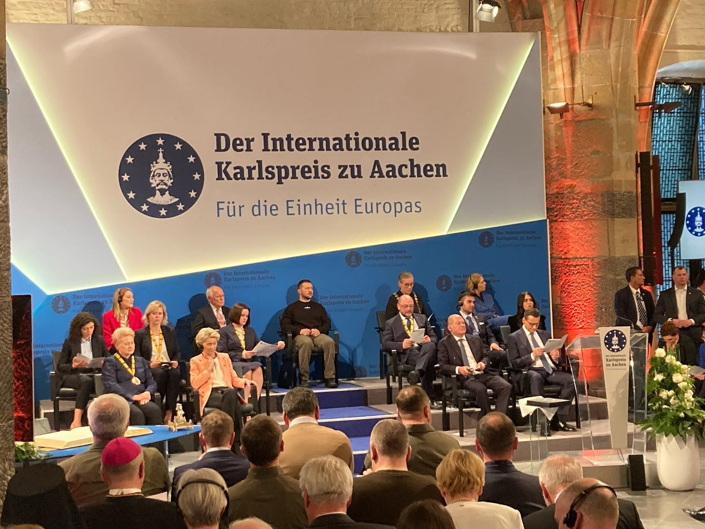 Internationaler Karlspreis zu Aachen 2023